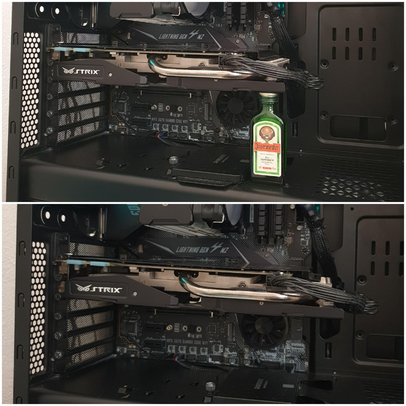 Graphics card sag