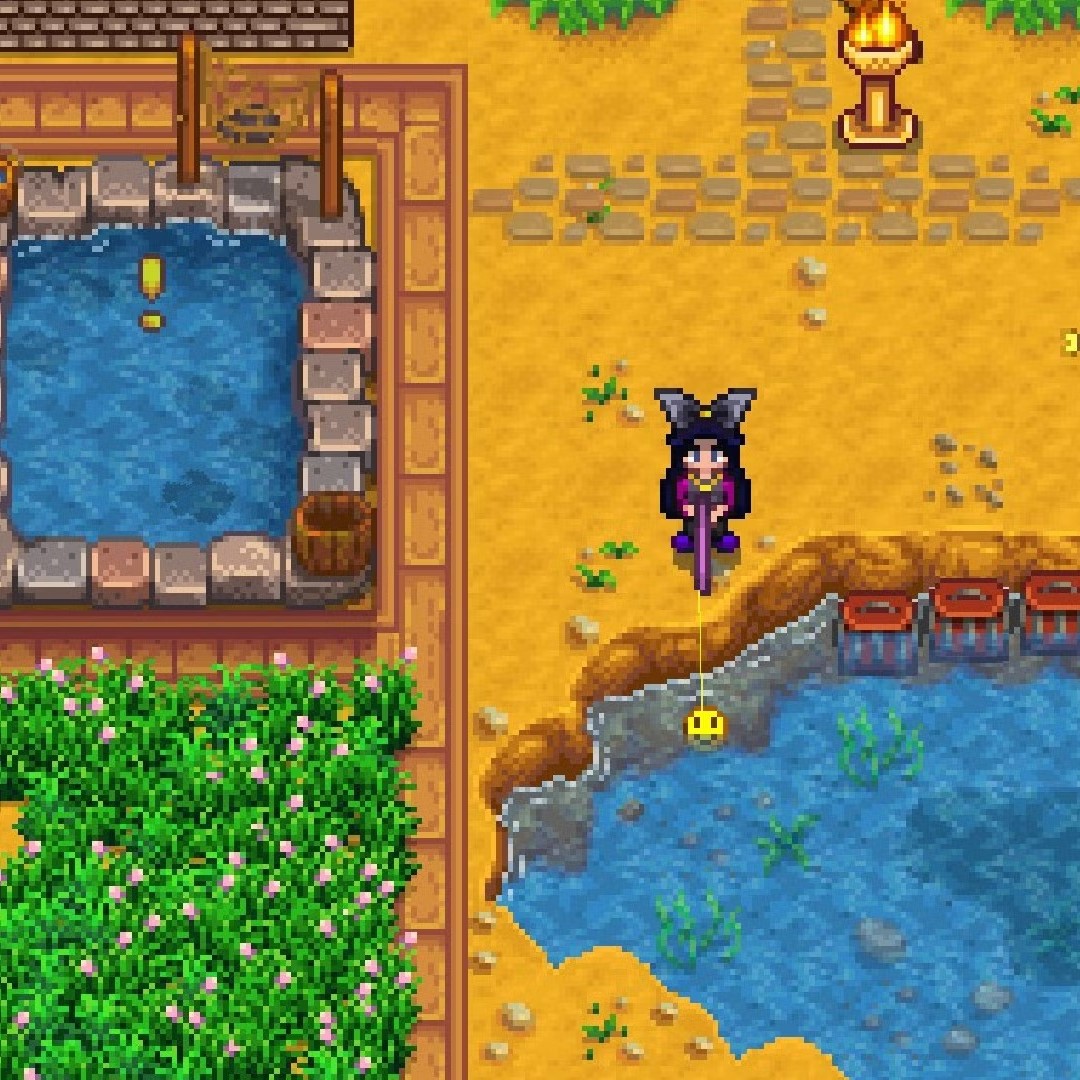 how to attach bait to fishing rod stardew valley
